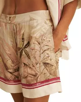Шорты Santana New York Botanical Garden REISS, коричневый/бежевый