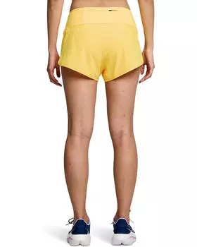 Шорты Saucony Outpace 2.5" Split Shorts, цвет Vizi Gold