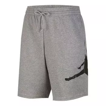 Шорты сбоку большой логотип спортивные шорты Air Jordan, серый