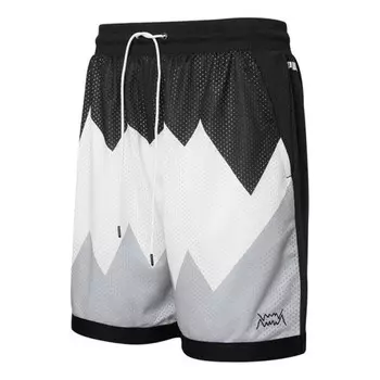 Шорты scholarship basketball shorts 'black white grey' Puma, черный