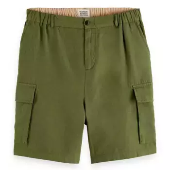 Шорты Scotch & Soda 180003 Relaxed Fit cargo, зеленый