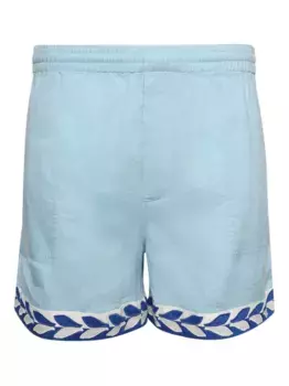 Шорты Seedling с вышивкой BODE, синий