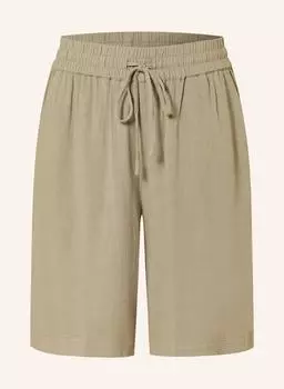 Шорты Selected Femme, зеленый