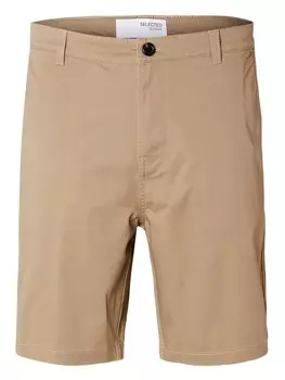 Шорты SELECTED HOMME, бежевый