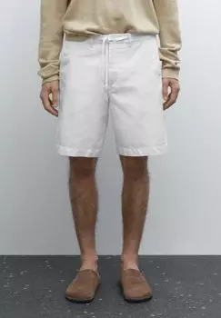 Шорты SEMI JOGGER BERMUDA Massimo Dutti, белый
