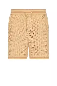 Шорты SER.O.YA Bruce Crochet Short, бежевый