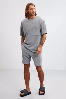 Шорты - Серый - Нормальная талия GRIMELANGE