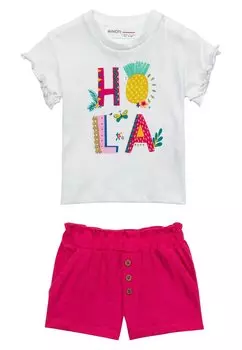 Шорты SET MINOTI, цвет white pink