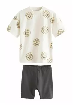 Шорты SET-REGULAR FIT Next, цвет ecru white brown