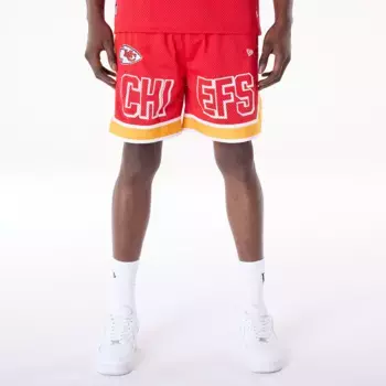 Шорты сетчатые Kansas City Chiefs NFL Graphic New Era, красный