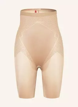 Шорты Shaped Thinstincts 2.0 с завышенной талией до середины бедра Spanx, бежевый