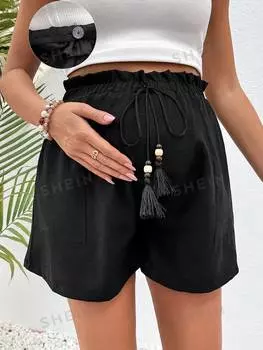 Шорты Shein для беременных, черный