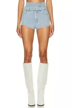 Шорты шейлы Afrm, золотой