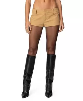 Шорты Шейн Микро Edikted, коричневый/бежевый