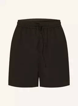 Шорты шифон с льном Neo Noir, черный