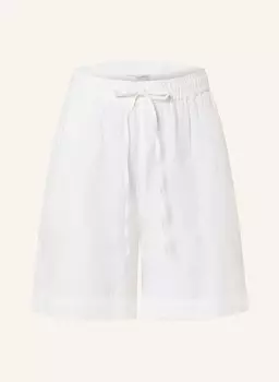 Шорты шифон с льном Neo Noir, белый