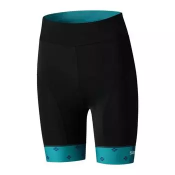Шорты SHIMANO W's SUMIRE с принтом, зеленые