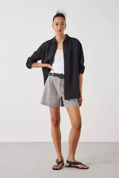 Шорты Shona в полоску Hush, серый