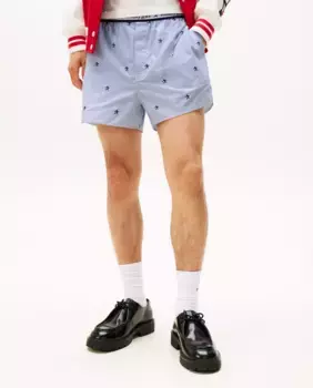 Шорты Short tipo boxer Tommy Girl Tommy Jeans, светло-голубой
