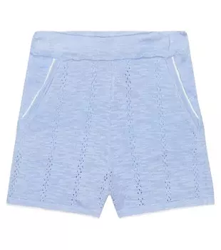 Шорты Shorty Cricket из смесового хлопка Morley, синий