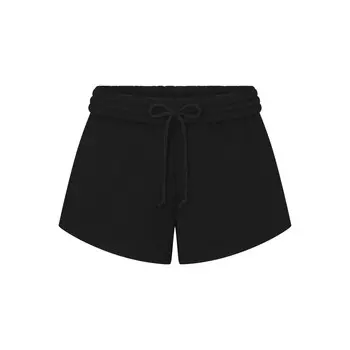 Шорты шорты SKIMS Cotton Fleece, цвет Onyx