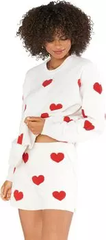 Шорты Show Me Your Mumu Boardwalk Shorts, цвет Tossed Heart Knit Red