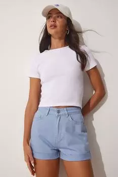 Шорты – синие – нормальная талия Happiness stanbul, синий