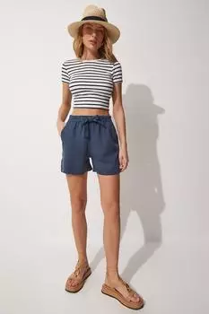 Шорты – синие – нормальная талия Happiness stanbul, синий