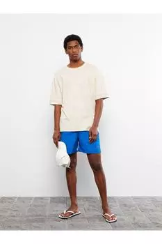 Шорты – синие – нормальная талия LC Waikiki, синий