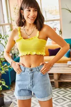 Шорты – синие – нормальная талия Olalook, синий