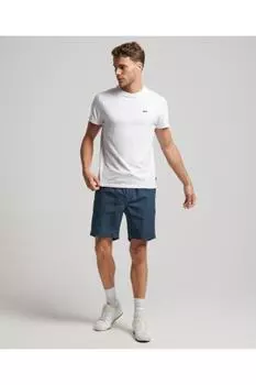 Шорты – синие – нормальная талия SUPERDRY, синий
