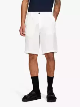 Шорты SISLEY Linen Bermuda, белый