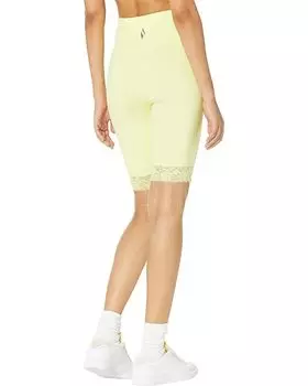Шорты SKECHERS GO WALK High Waisted 10" Lace Bike Shorts, цвет Sunny Lime