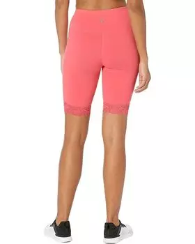 Шорты SKECHERS GO WALK High Waisted 10" Lace Bike Shorts, цвет Calypso Coral