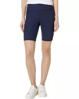 Шорты SKECHERS Go Walk Ribbed High Waist 8 inch Bike, темно-синий