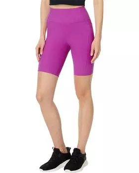 Шорты SKECHERS Go Walk Ribbed High Waist 8 inch Bike, цвет Voilet