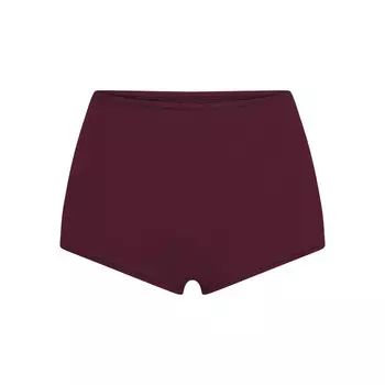 Шорты SKIMS Cotton Jersey, цвет Deep Berry