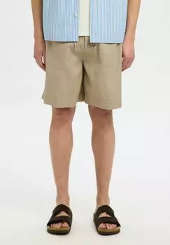 Шорты SLHLOOSE MAGNUS SUN STRING Selected Homme, бежевый