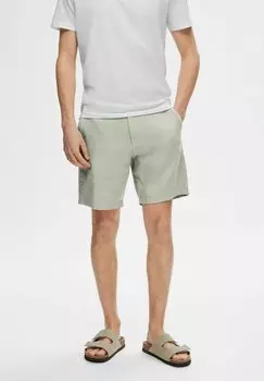 Шорты SLHREGULAR BRODY NOOS Selected Homme, темно-зеленый