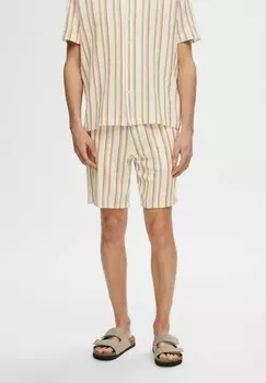 Шорты SLHREGULAR-WEST CAMP Selected Homme, бежевый