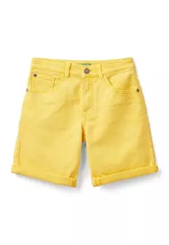 Шорты SLIM FIT United Colors of Benetton, цвет yellow