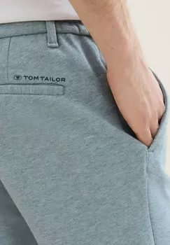Шорты SLIM IN OPTIK TOM TAILOR, сине-серый