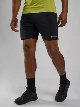 Шорты slipstream 7 дюймов Montane, черный