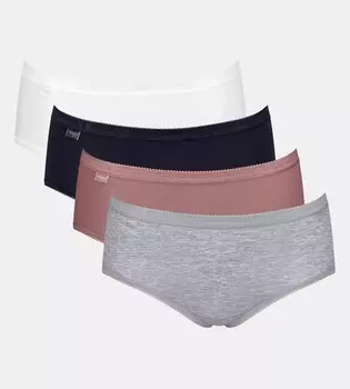 Шорты SLOGGI Boyshorts Basic+, пятнистый серый/лиловый/черный/белый