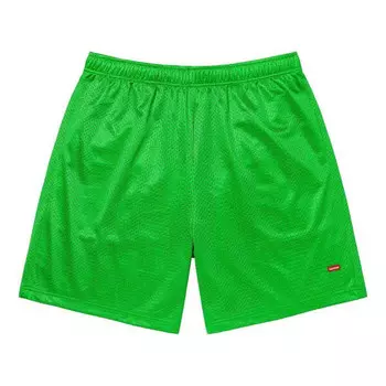 Шорты small box baggy mesh shorts 'green' Supreme, зеленый
