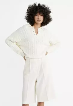 Шорты SMART BERMUDA Stradivarius, цвет white