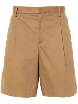 Шорты со складками A.P.C., коричневый