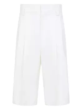 Шорты со складками Carven, белый