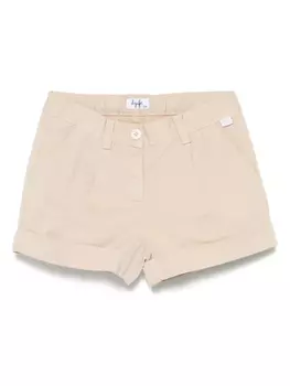 Шорты со складками Il Gufo, нейтральный