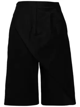 Шорты со складками LOEWE, черный